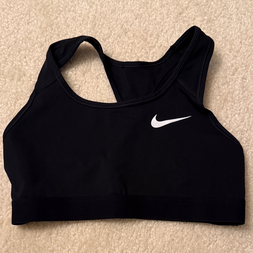 Nike Women's Black and White Sports Bra